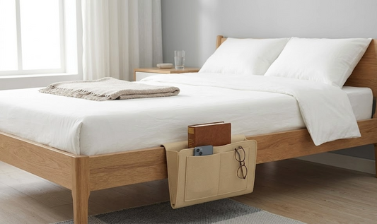 Cómo organizar la cama cuando no tienes espacio en la mesilla