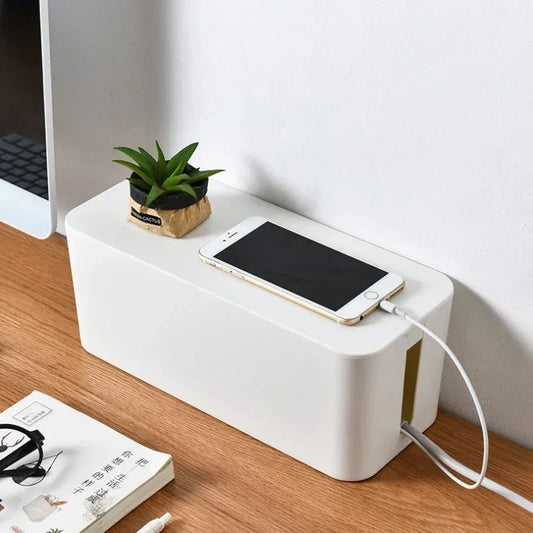 Caja organizadora de cables – Oculta regletas y elimina el desorden