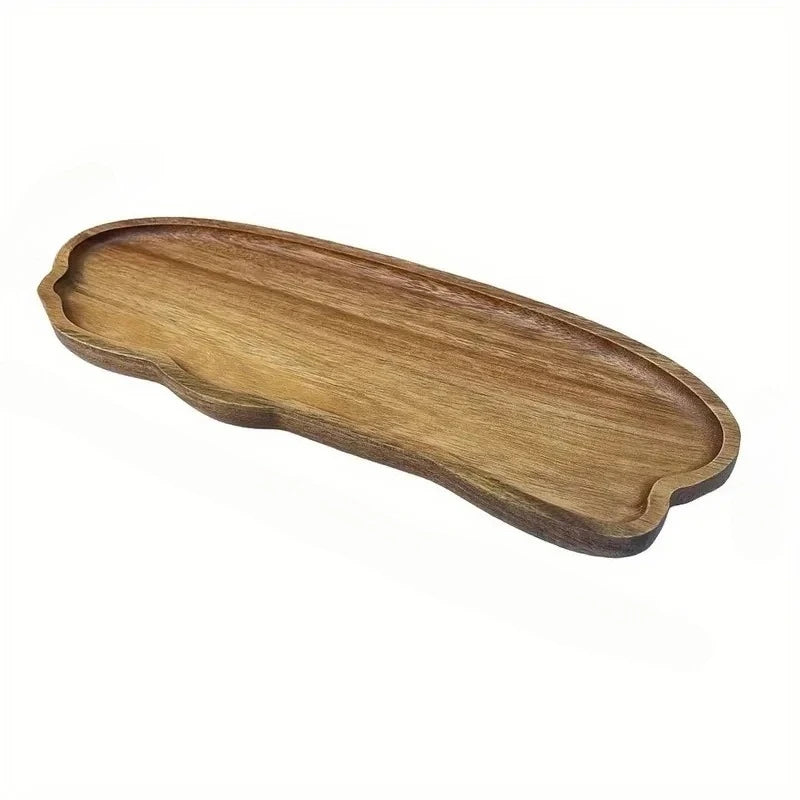 Bandeja de madera para servir café y desayuno – práctica y elegante