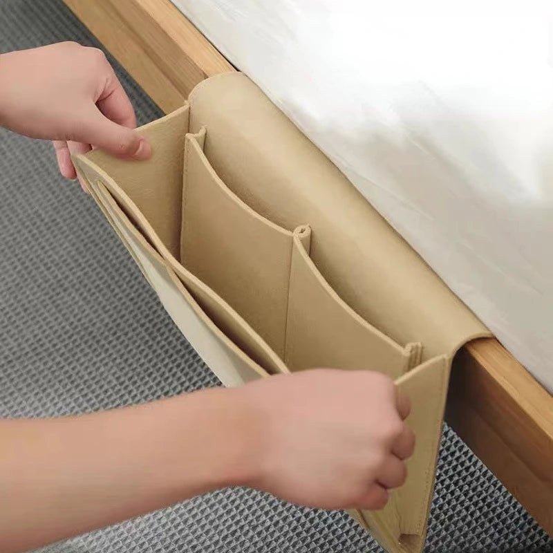 Organizador de Cama con Bolsillos – Todo a Mano sin Mesilla