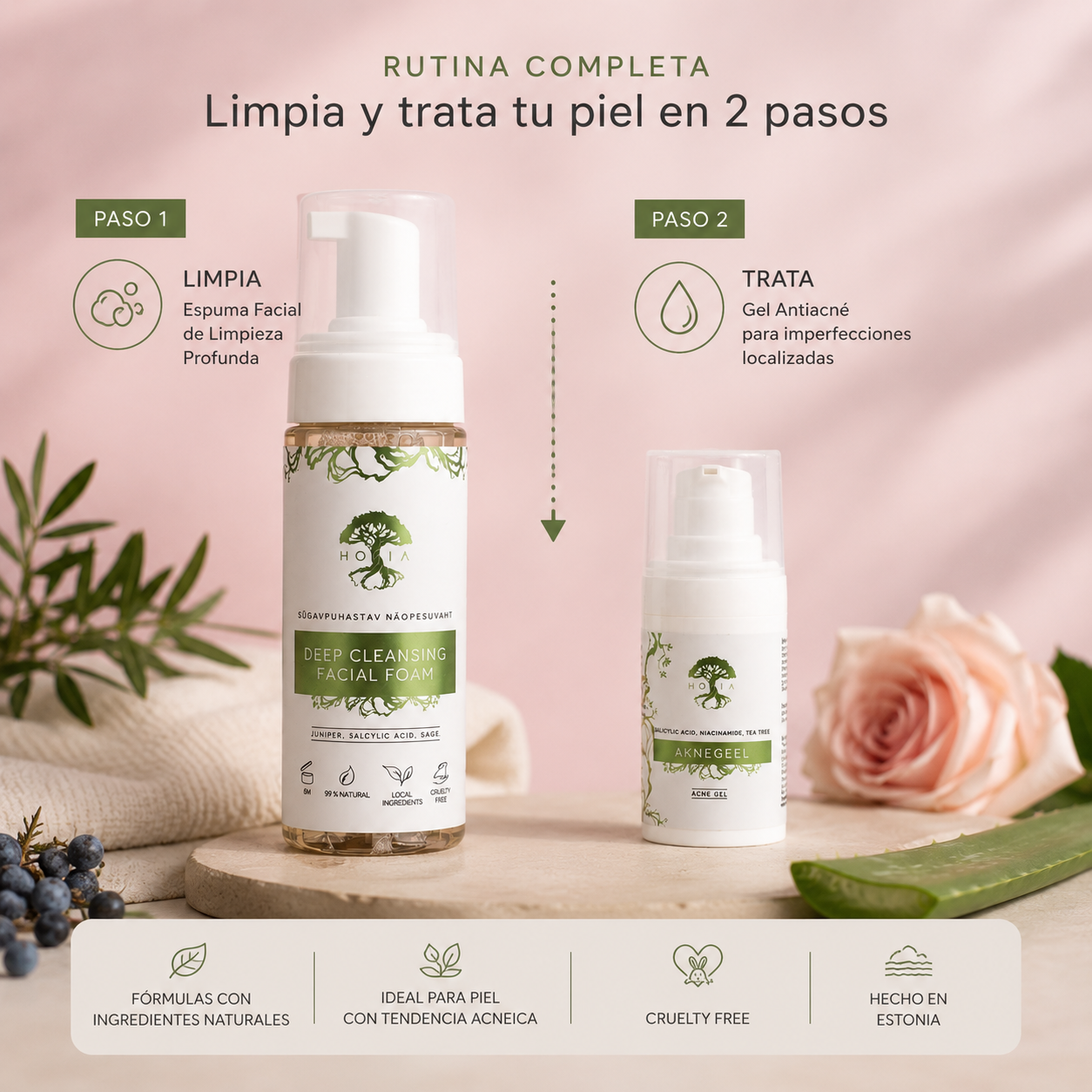 Kit Completo para Piel con Tendencia Acneica