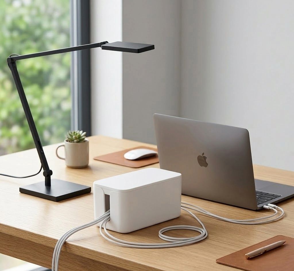 Caja organizadora de cables – Oculta regletas y elimina el desorden