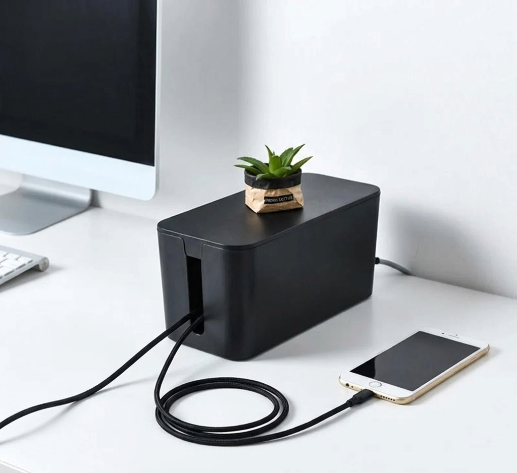 Caja organizadora de cables – Oculta regletas y elimina el desorden